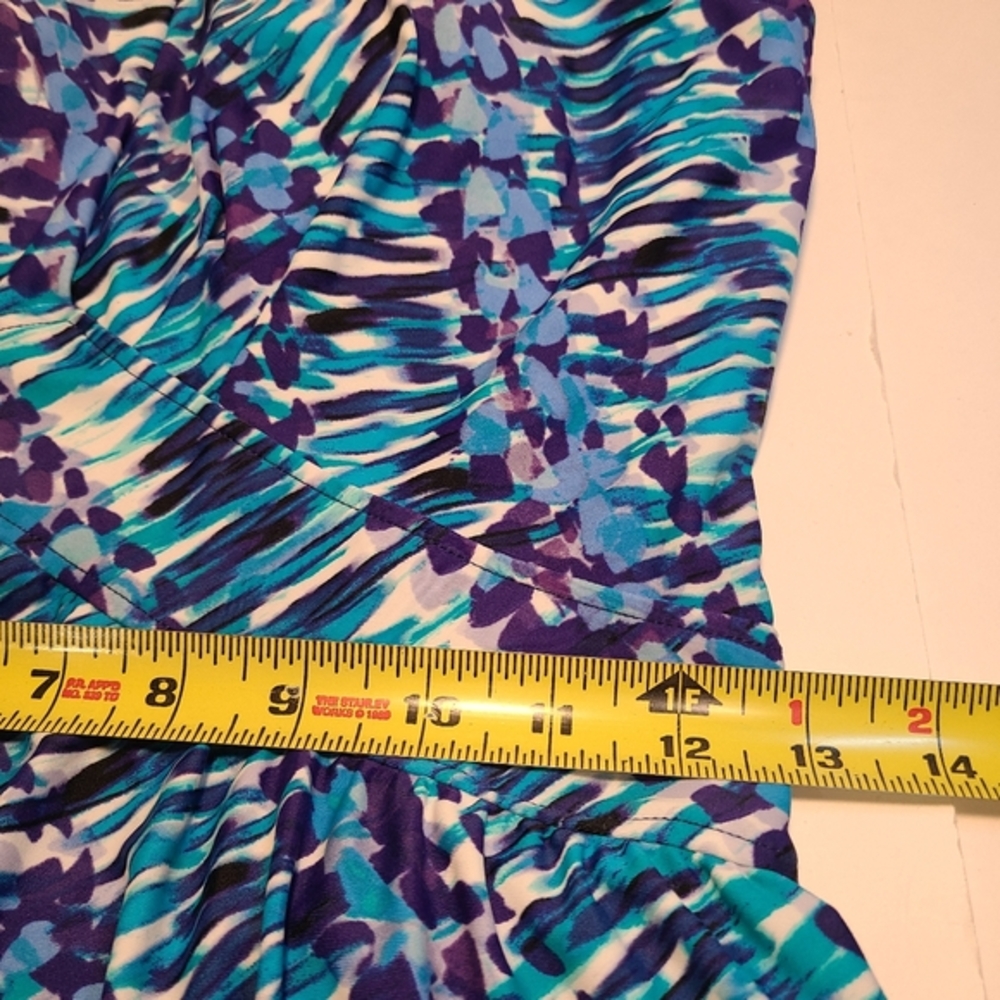 Maxine Of Hollywood WOMENS SIZE 8 One Piece Swimsuit Dress Lined Nylon Blend - Picture 5 of 9